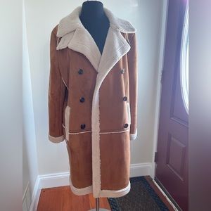 Ann Taylor shearling fully lined coat